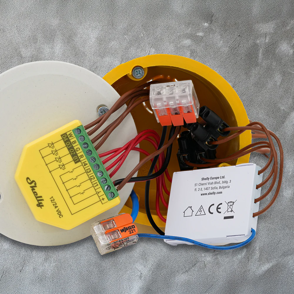 Shelly 4-Channel Decoupler 230V Shelly 4-Channel Decoupler 230V