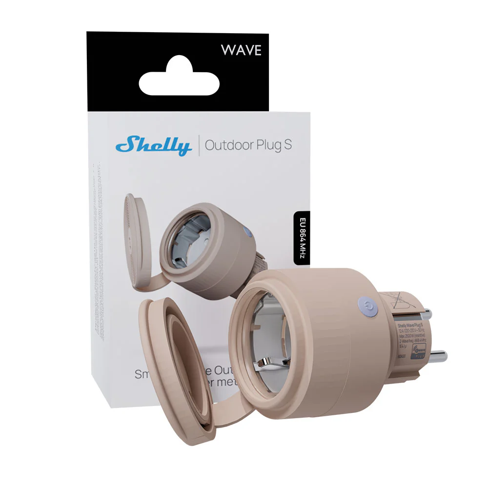 Shelly Wave Outdoor Plug S LR Shelly Wave Outdoor Plug S LR