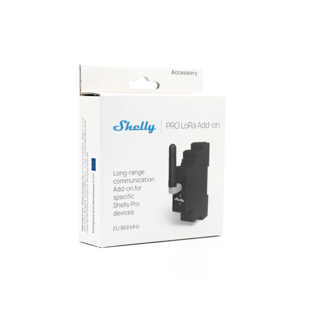 Shelly Pro LoRa Add-on Shelly Pro LoRa Add-on