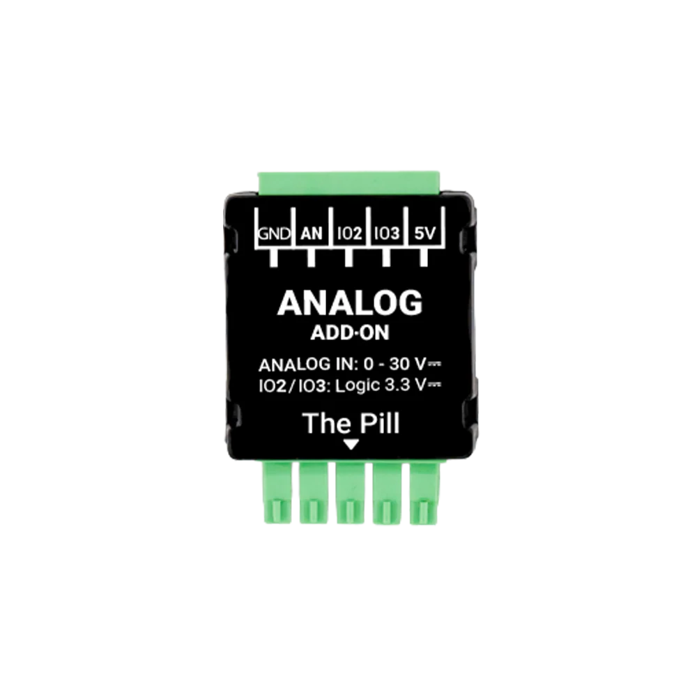 Analog 0-30 V Add-on (Accessory for The Pill by Shelly) Analog 0-30 V Add-on (Accessory for The Pill by Shelly)