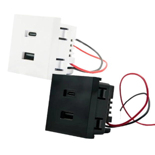Shelly USB charger for Wall Display Shelly USB charger for Wall Display